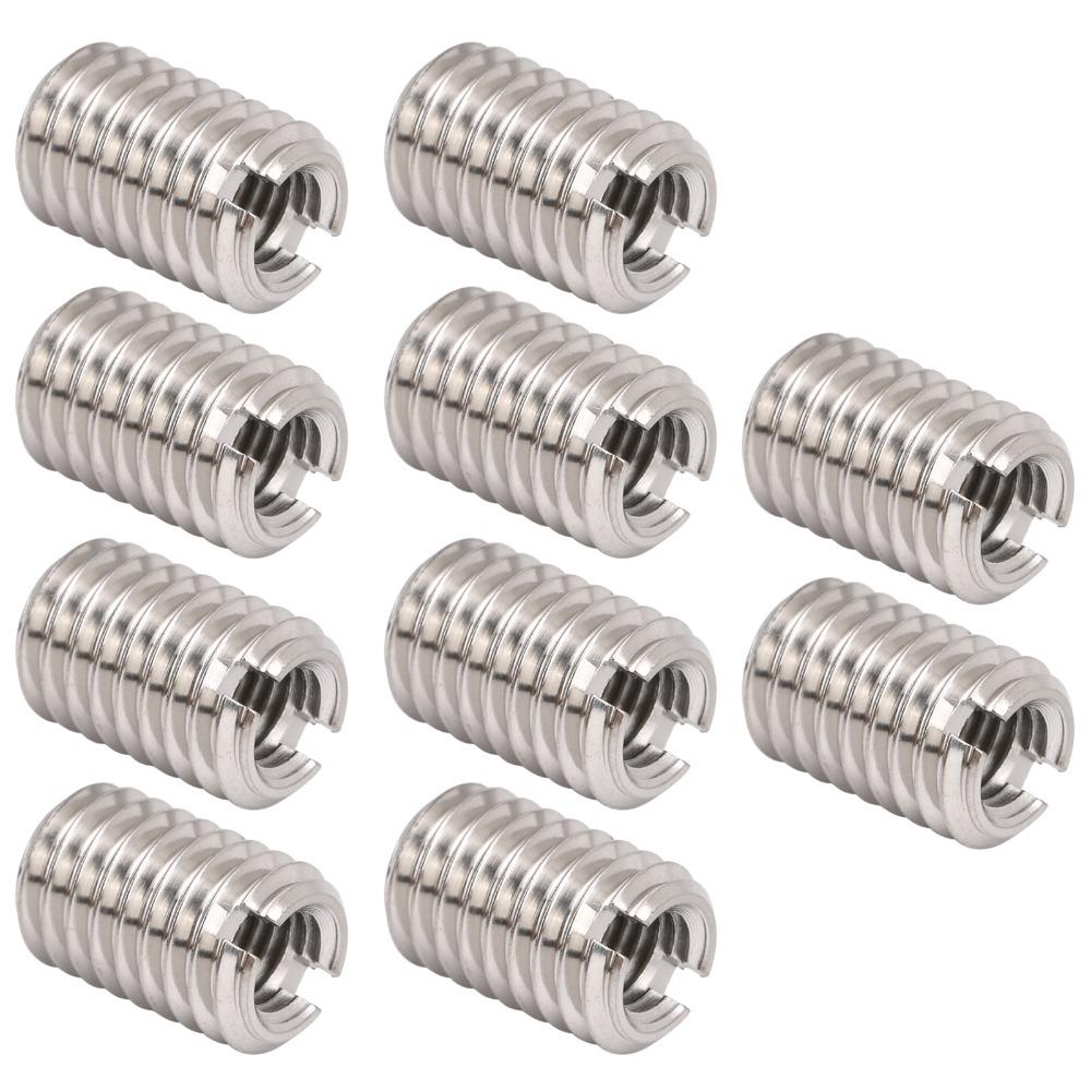 M5 x 0.8mm Pipe Fitting Reducer Adapter Stainless Steel Threaded Insert Sleeve  Repairing