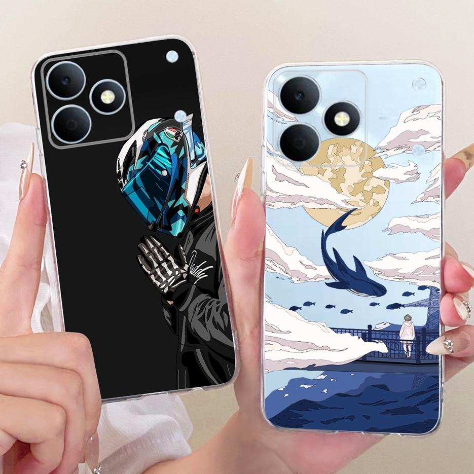 For Realme Note 80 Case RMX5388 Cool Fashion Painted Cover Soft Silicone Phone Case For Realme Note 80 Note80 4G Back Cover Bags
