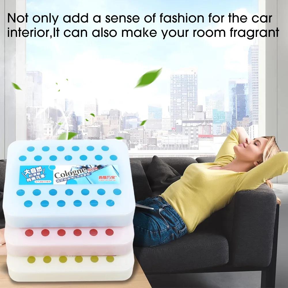 Fester Auto-Aromatherapie-Balsam Natürlicher Fruchtduft Diffusor Langanhaltender Duft Sterilisation Deodorant Lufterfrischer Ornamente