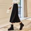 Women's Elegant Pleated Midi Skirt