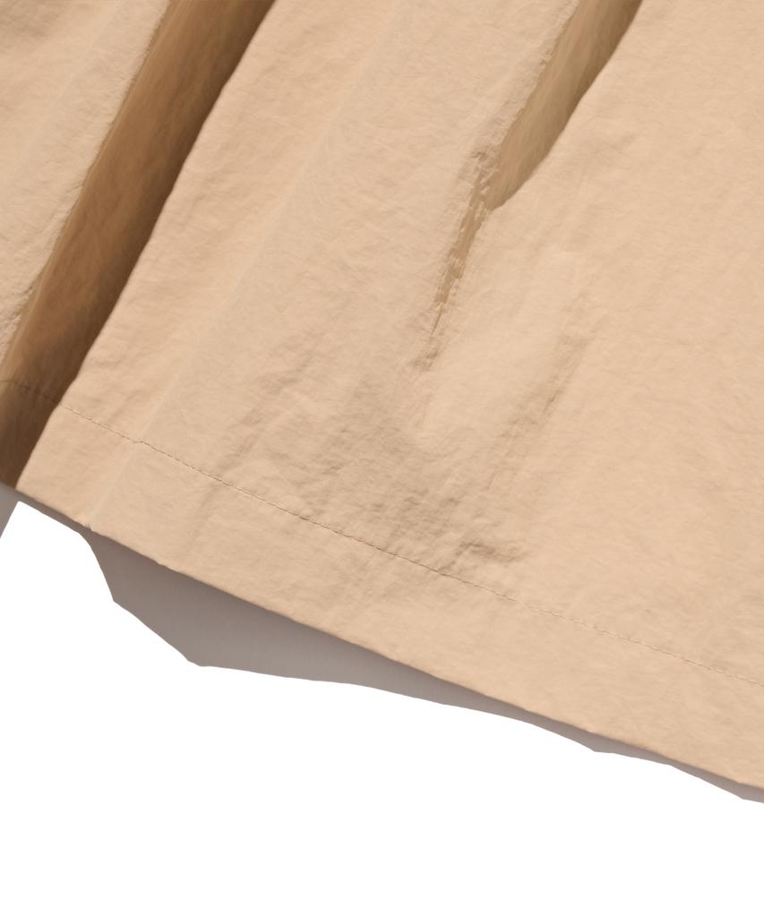ROIDESROIS Summer Elastic Washer Long Skirt (Beige)