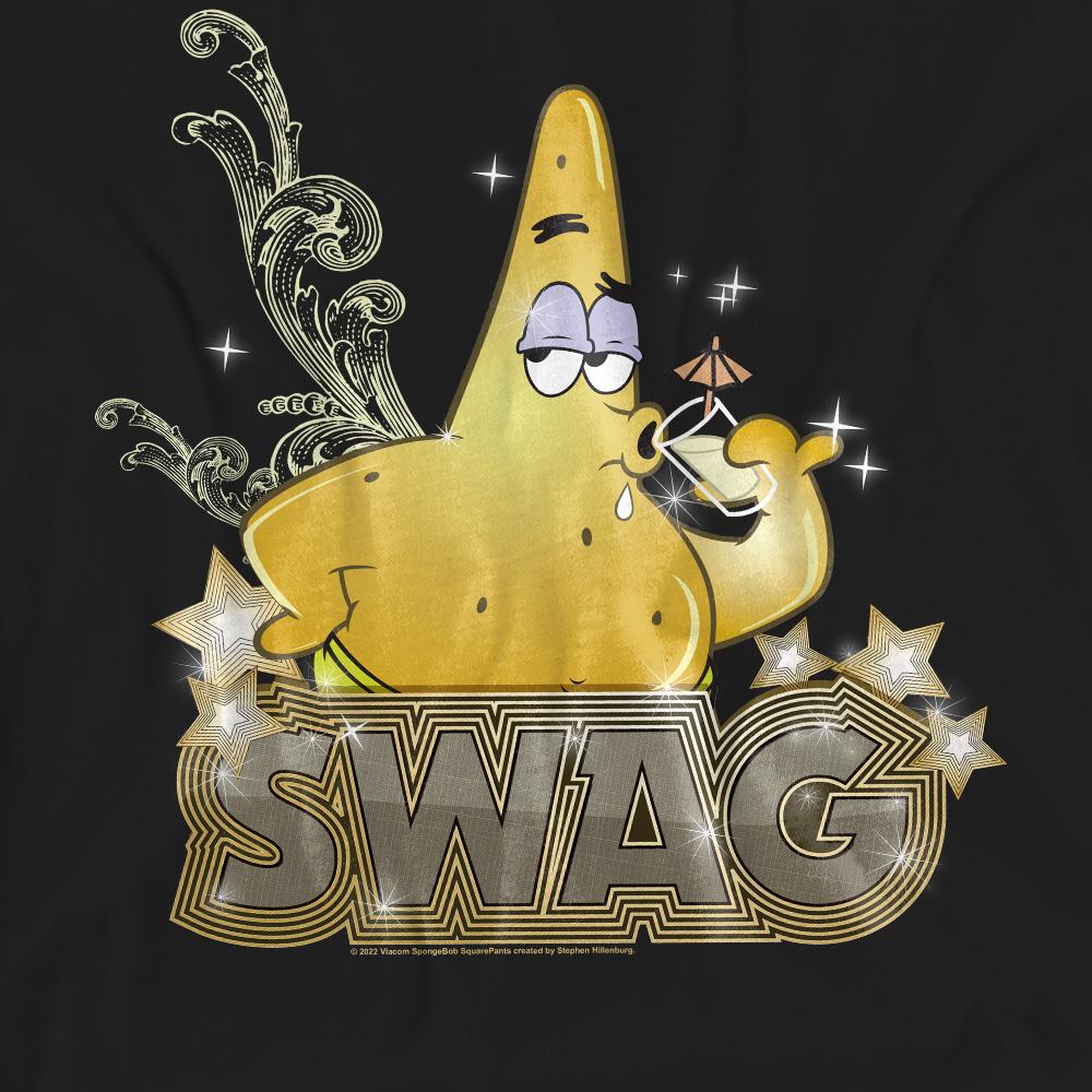 SpongeBob SquarePants Unisex Adult Patrick Has Swag T-Shirt