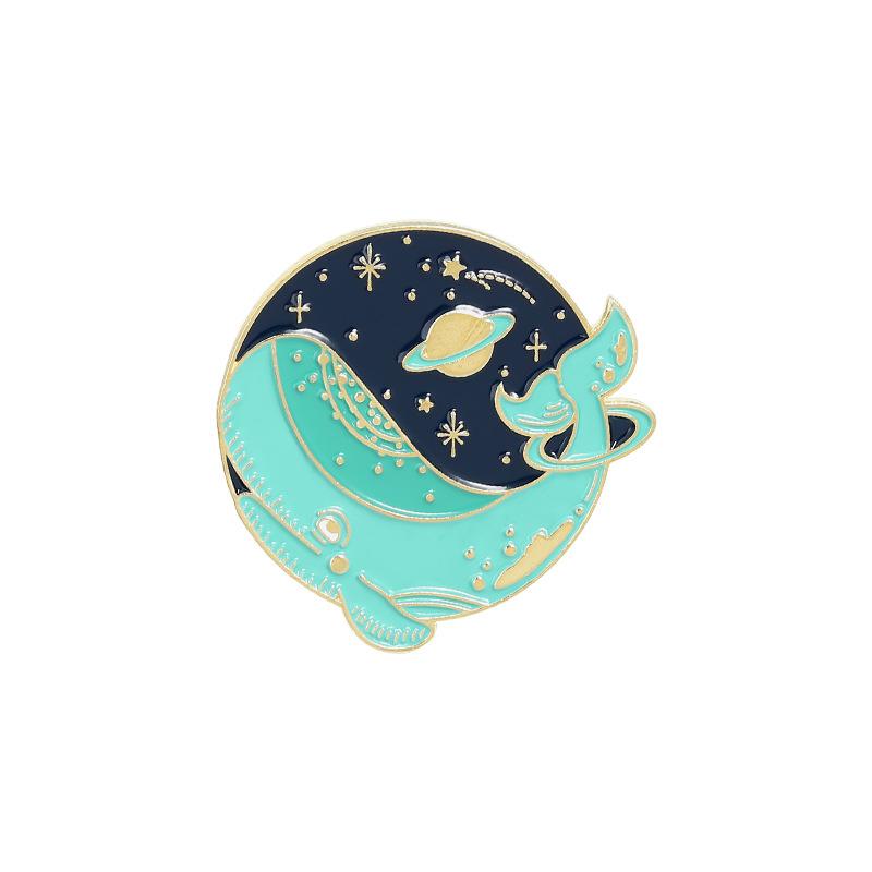 Cute Whale Enamel Pins for Birthday Party Favor Gifts