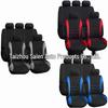 9-Piece Polyester Mesh Car Seat Cover Set with Piping Stitching