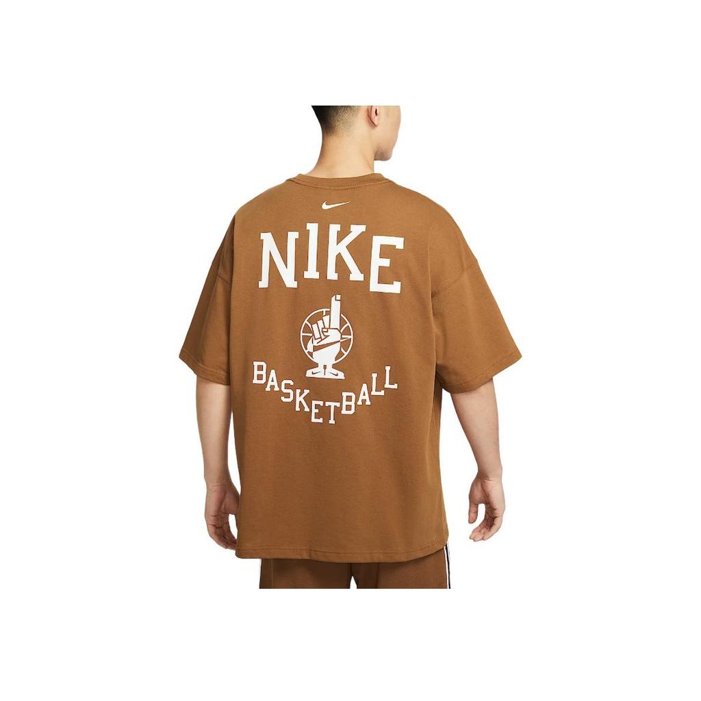 Nike High Basketball Series SS25 CHBL Casual Loose Fit Round Neck Short Sleeve T-Shirt Men Tops Light-British-Brown IB9966281