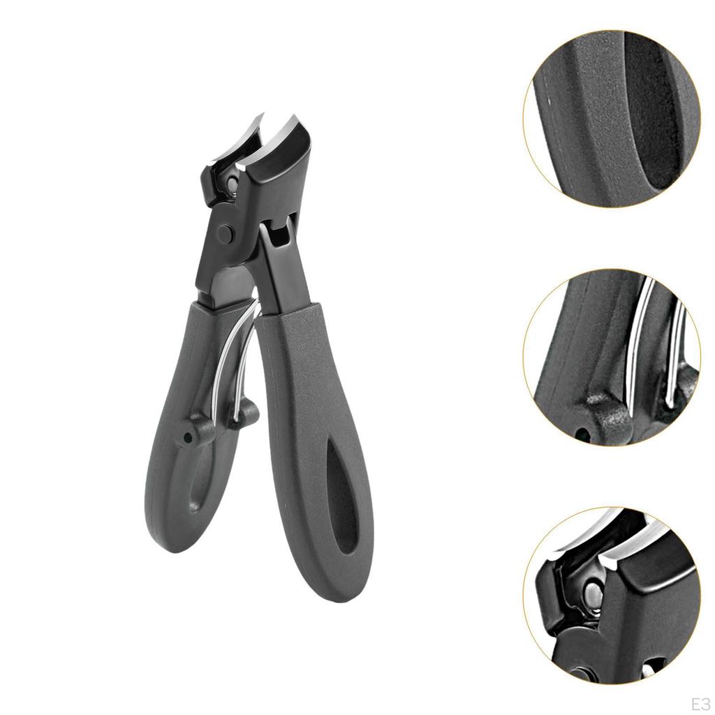 Slanted Nail Clippers No Splashing Toe Wide Opening Red
