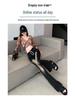 Retro Gradient Flare Jeans: Women's High Waist, Slimming Floor-Length American Style for Autumn