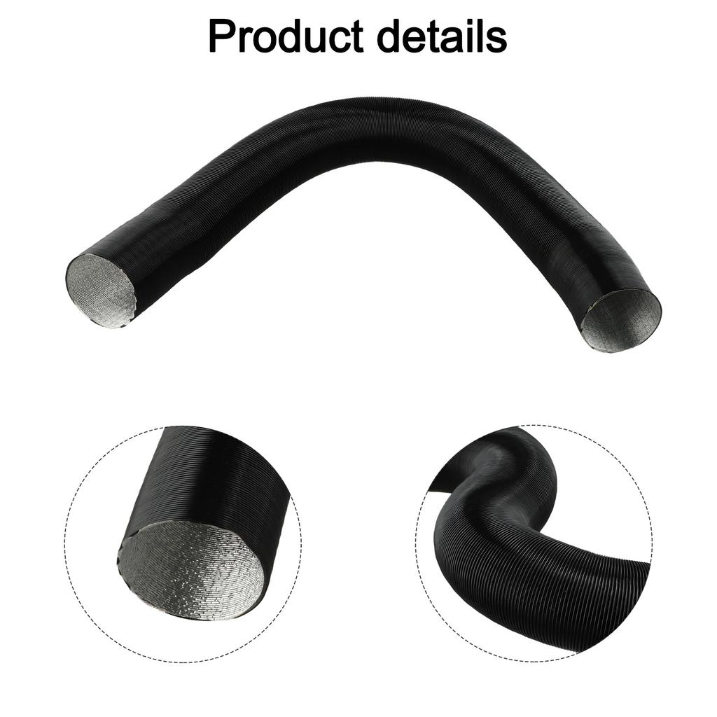Heating Efficiency Robust and Flexible 60mm Aluminium Foil Pipe Options