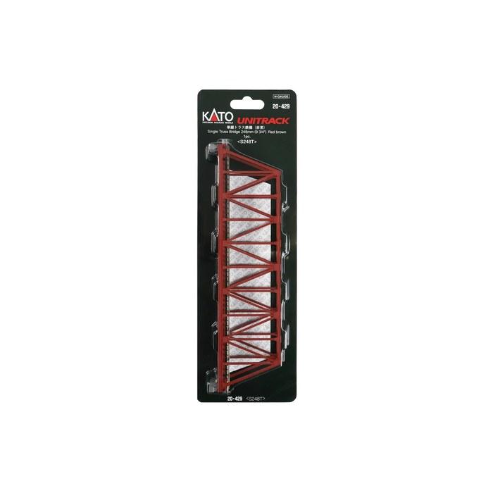 KATO N Gauge Single-Track Truss Bridge Red-Brown 20-429 Pack of 1