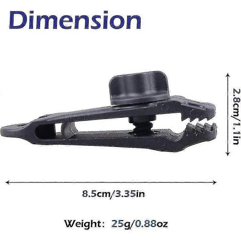 Tent Clip Tarp Clip Tent Clip With Grommet Clip For Tent Tarp Outdoor Camping, 12pc