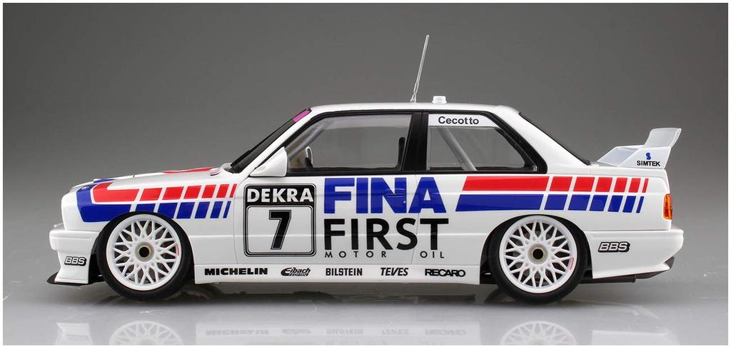 Aoshima Bunka Kyozai BEEMAX Series 24 BMW M3 E30 Sports Evolution 1992 German Specification Plastic Model 1/24 No.