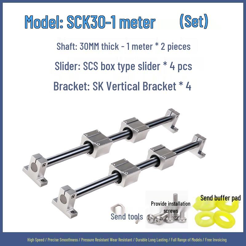 Linear Guide Sliding Table Saw Rail Set for Woodworking