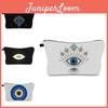 Böses Auge Druck Make-up Tasche Vintage Stil Reise Aufbewahrungsbeutel Tragbare Hand Clutch Kulturtasche