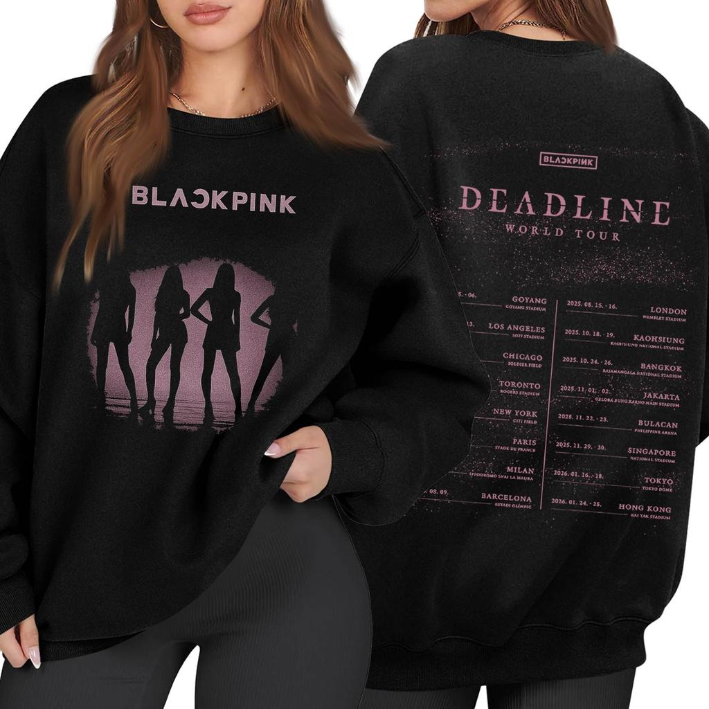 Women's Fashion Long Sleeve Solid Color Round Neck Loose Pullover Sweater Top