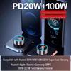 PD20W Universal Car Charger for iPhone & Android: Super Fast 100W One-to-Two Charging