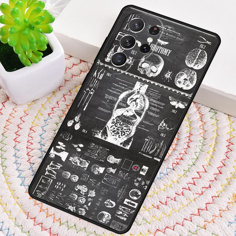 X-Ray Human Anatomy TPU Phone Case For Samsung Galaxy Note 10 Pro S26 S25 S24 S23 S22 Ultra Plus S21 FE S20 Shockproof Cover