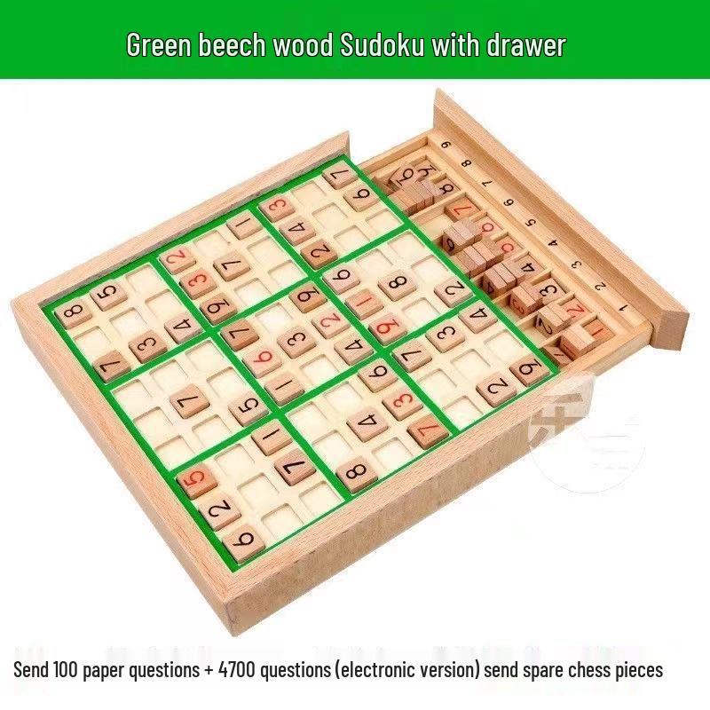Children s Desktop Chessboard Puzzle Toy: Sudoku Grid Logical Thinking Game for Elementary Students