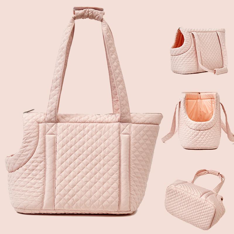 Koreanische Haustier-Handtasche, Umhängetasche für Katzen, Herbst/Winter, gesteppte Baumwolle, für Welpen, Katzen und Hunde, Garfield Kedi Masoctas, tragbare Taschen