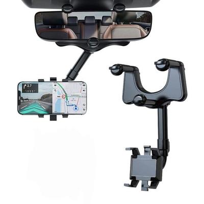 Soporte de Teléfono - RNEMITERY - Espejo Retrovisor - Giratorio 360° - Retráctil - Para Smartphones