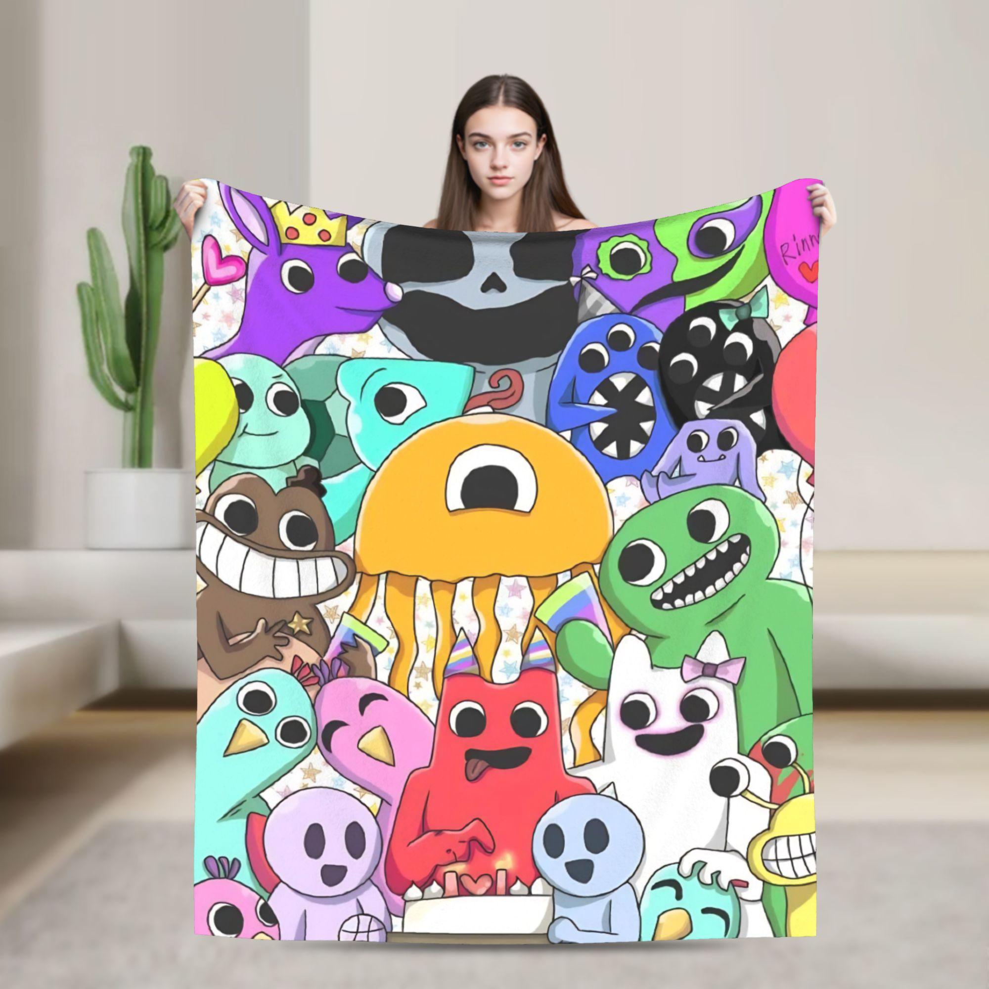 

Garten of Banban Funny Games Blanket Warm Cozy Fluffy Throw Blankets for Couch 50x60 Inch Multiple Sizes Bedspread 30x40in