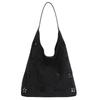 Autumn and Winter Suede Fashion Hollow Engraved Design Lazy Style Personality Versatile Fashion Shoulder Armpit Bag