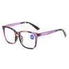 Presbyopia Glasses Fashion Anti-Blue Reading Glasses Women'S Rice Nails Large Frame Reading Presbyopia Glasses