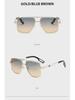 2273 Retro UV400 Double Beam Aviator Sunglasses - European & American Sports Style