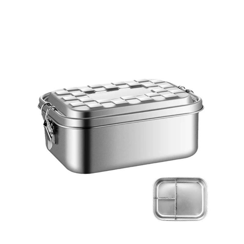 Rectangular Lunch Container 1/2/3 Compartment Fresh-keeping Box Picnic