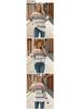 2025 Autumn/Winter Vintage Multi-Color Diamond Jacquard Patchwork Women's Pullover Sweater