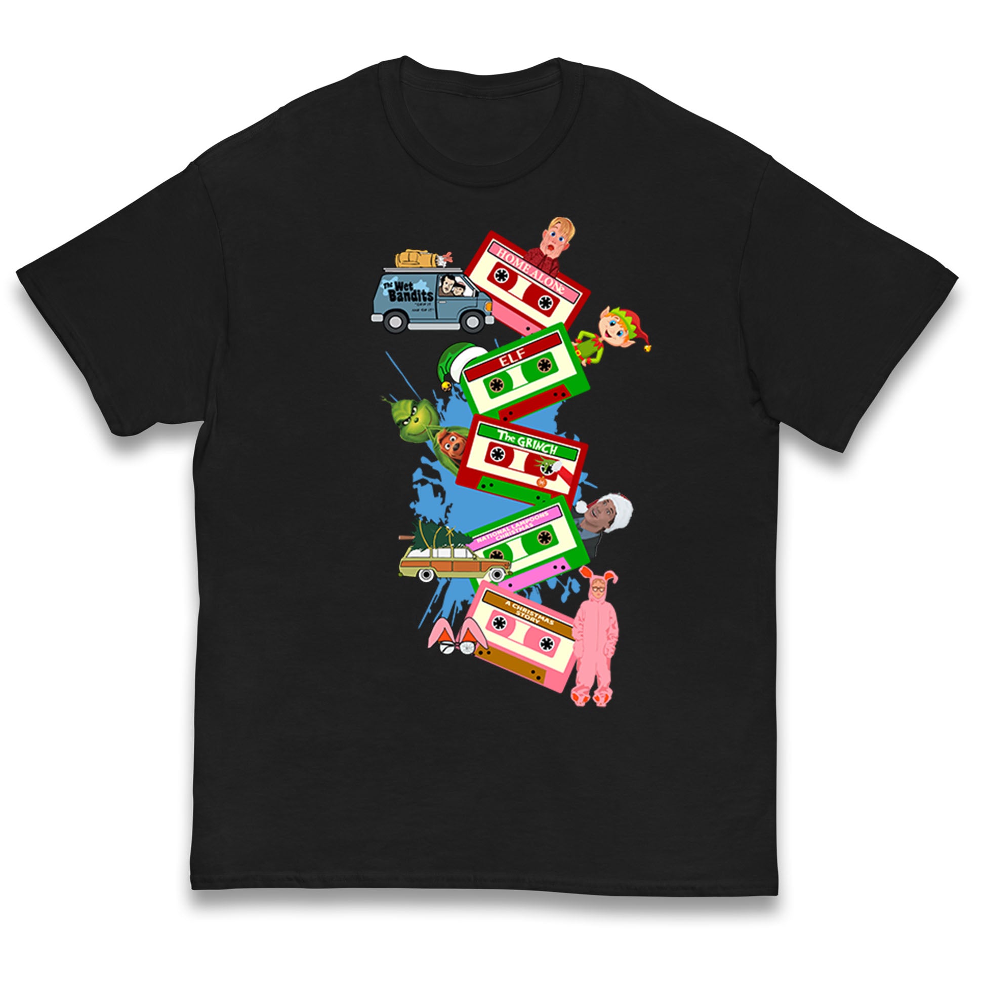 Home Alone Elf The Grinch Christmas Kids T Shirt 150