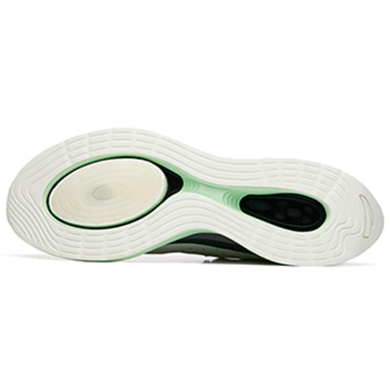 ANTA Running Shoes Men's Low top Ivory White/Bright Neon Green Sneakers 112225680A-1