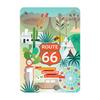 American USA Tin Plate Sign Vintage Metal Plate Number License Antique Retro Warning California West Coast Hawaii (Route 66 Retro Art 4)