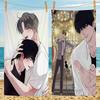 unsleep bl Anime Microfiber Beach Towel Absorbent Quick dry Soft Yoga Swimming Resort Mountain Climbing Towel