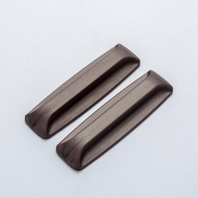 Black Adhesive Pull Handle for Windows, Cabinets, Drawers & Refrigerators - Punch-Free Plastic Design