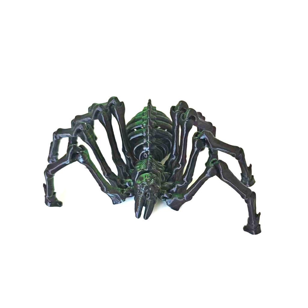 Halloween Horror Crawling Spider Toy Statue 3D Printing Toys Simulation Insect Spider Toy Model Scene Decoration Children Gifts