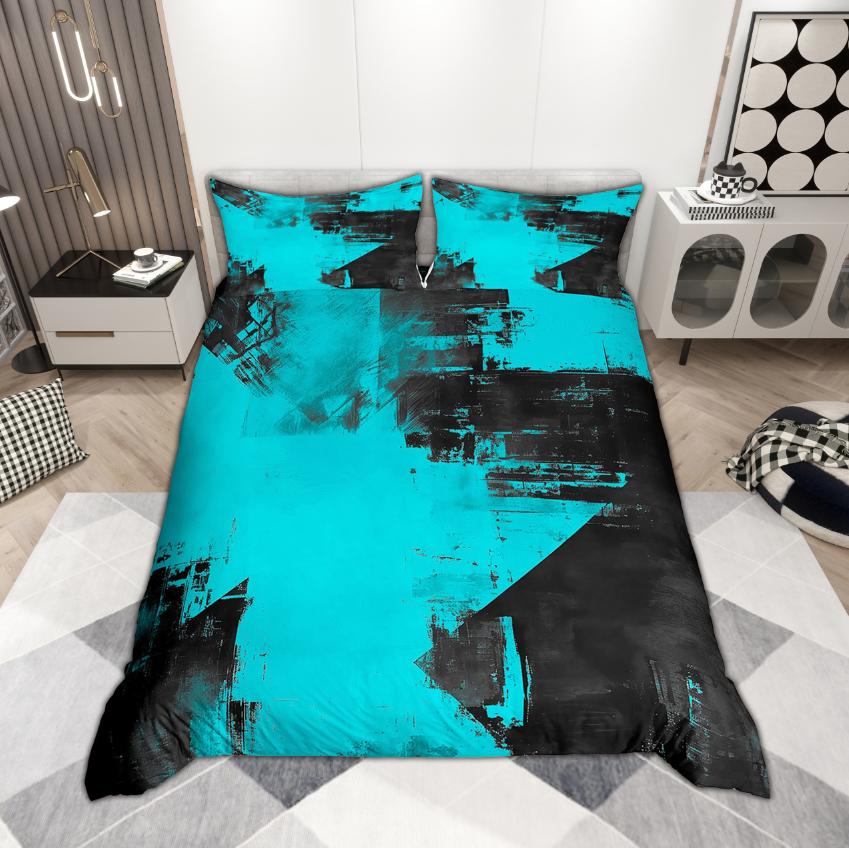 

Comforter Homewish Watercolor Ombre 2Pcs/3Pcs Retro Grunge Bedding Minimalist Oil Painting Comforter Set Comforter (quilt)-EU Single(135*200cm)3pcs