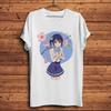 Kawaii WaifuKanojo Mo KanojoMinase NagisaSaki SakiRika Funny Anime TshirtUnisex White T Shirt UnisexOtaku Tee