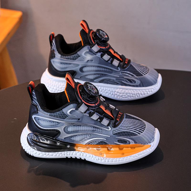 Boys' Cool Street Style Running & Basketball Shoes for Spring 2026 - Trendy Sports Footwear for Kids