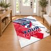 FC Dallas Custom Name Personalized Rug Non‑Slip Doormat Floor Carpet Housewarming Birthday Gift for Family Friends