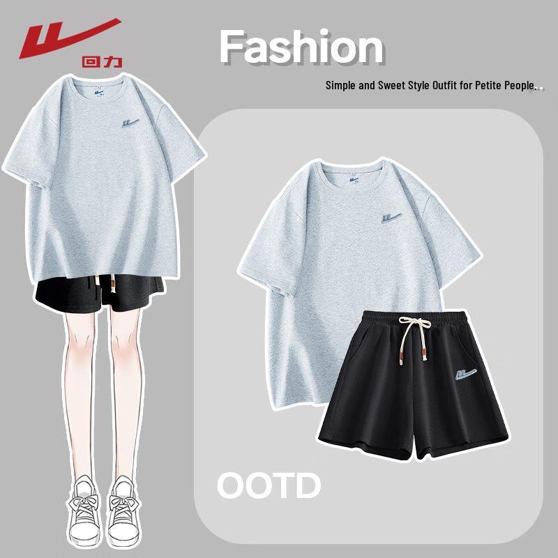 Warrior 2026 Women s Casual Short Sleeve  Shorts Set M