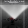 Multiple Brightness Modes LED Bike Light Combo  Night Commuting Cycling