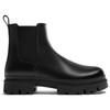 Zara Platform Round Toe Short Chelsea Boots Men boots Black 12006420800