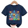 Kids 67 Themed Colorful Print TShirt Soft Cotton Fabric Breathable and Comfortable Ideal for Toddlers and Childrendf0311