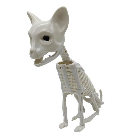 Halloweenské zvířecí kostry Pes Netopýr Žába Štír Pavouk Had Krysa Kostní kostry pro Halloweenskou párty Strašidelný dům Hřbitovní scéna Dekorace