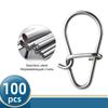 Pesca Fishing Hooked Snap Pin Swivel Lure Connector Lures Hooks Clips Fishing Lure Connector