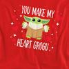 Star Wars Unisex Adult You Make My Heart Grogu Sweatshirt