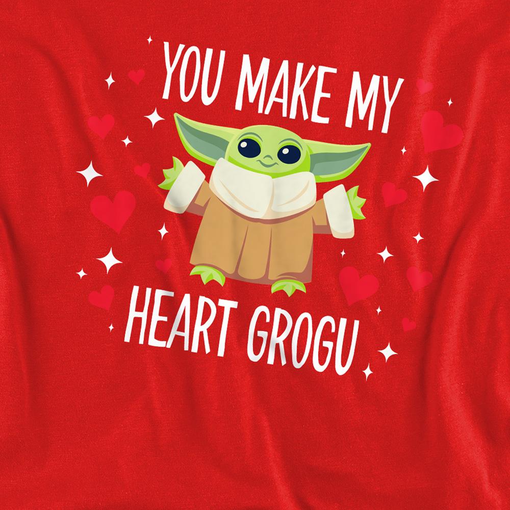 Star Wars Unisex Adult You Make My Heart Grogu Sweatshirt