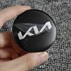 4 piezas 56mm 60mm Tapas de buje Cubierta de aluminio pegatina para KIA K3 K5 K7 K9 KX3 Magentis Cerato Forte Sportage R Soul Venga Sorento rtzup33
