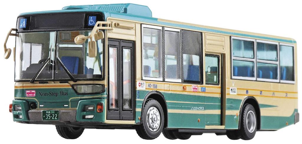 Aoshima Bunka Kyozaisha Working Vehicle Series Mitsubishi Fuso MP38 Aerostar Plastic Model 1/80 No.6 (Seibu Bus)