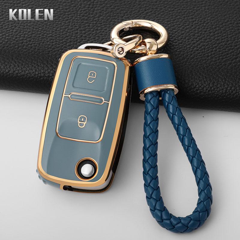 Tpu Car Key Case Cover For Vw Volkswagen Polo Tiguan Passat B5 B6 B7 Golf 4 5 6 Mk6 Jetta Lavida Skoda Octavia Seat Leon Altea